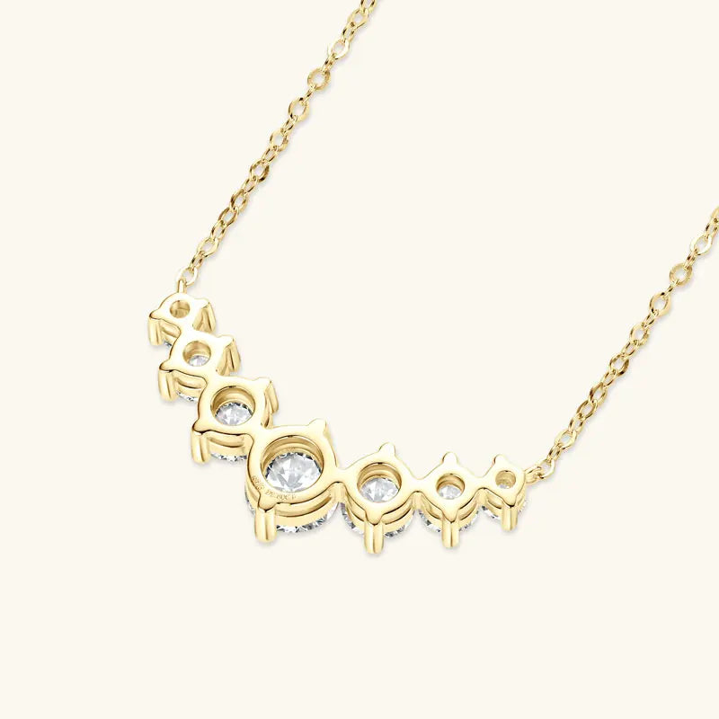 U-Smile Moissanite Necklace D VVS1