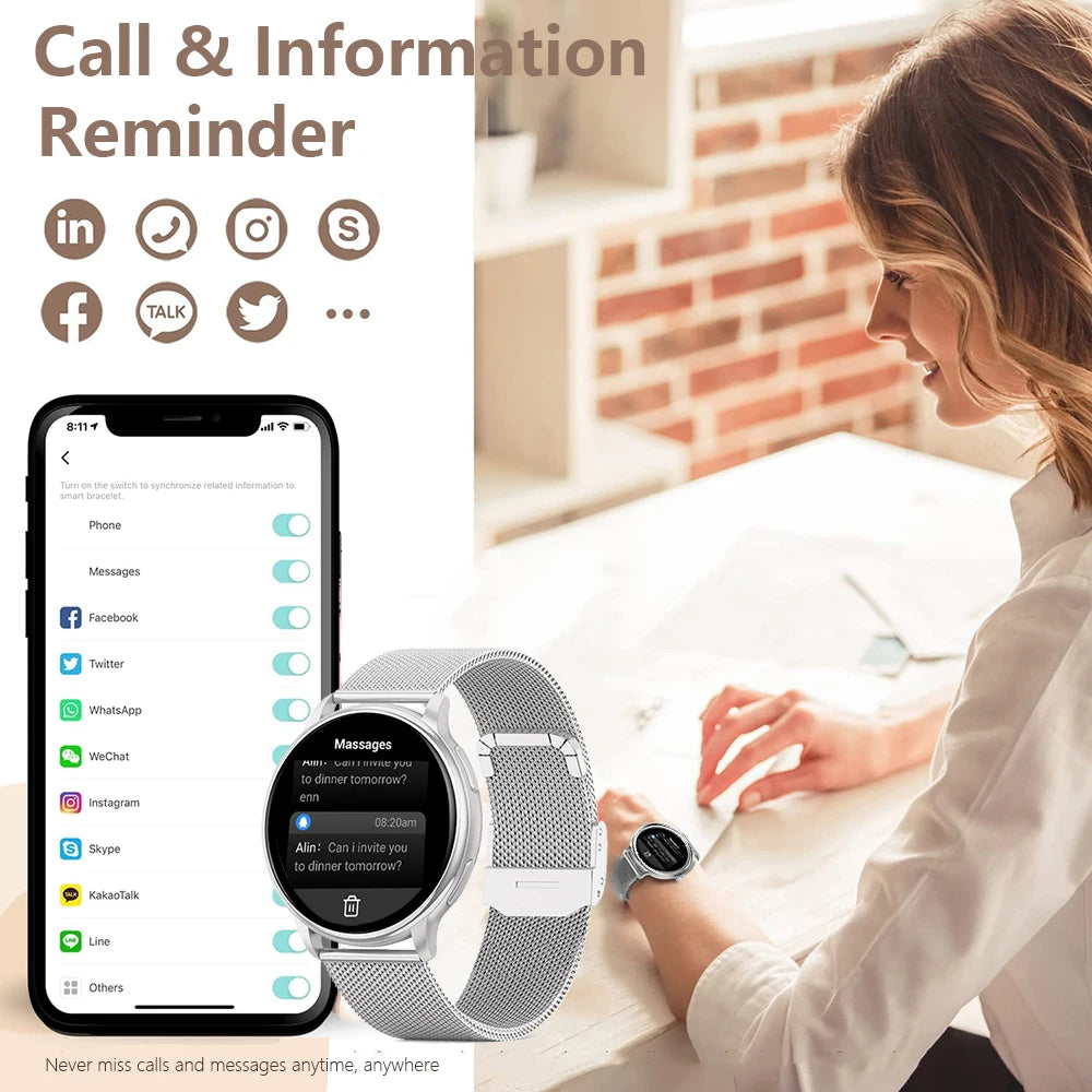 MEVADEN Y22 Smartwatch for Women