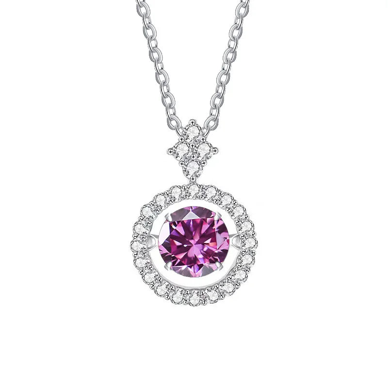 Sterling Silver Moissanite Necklace