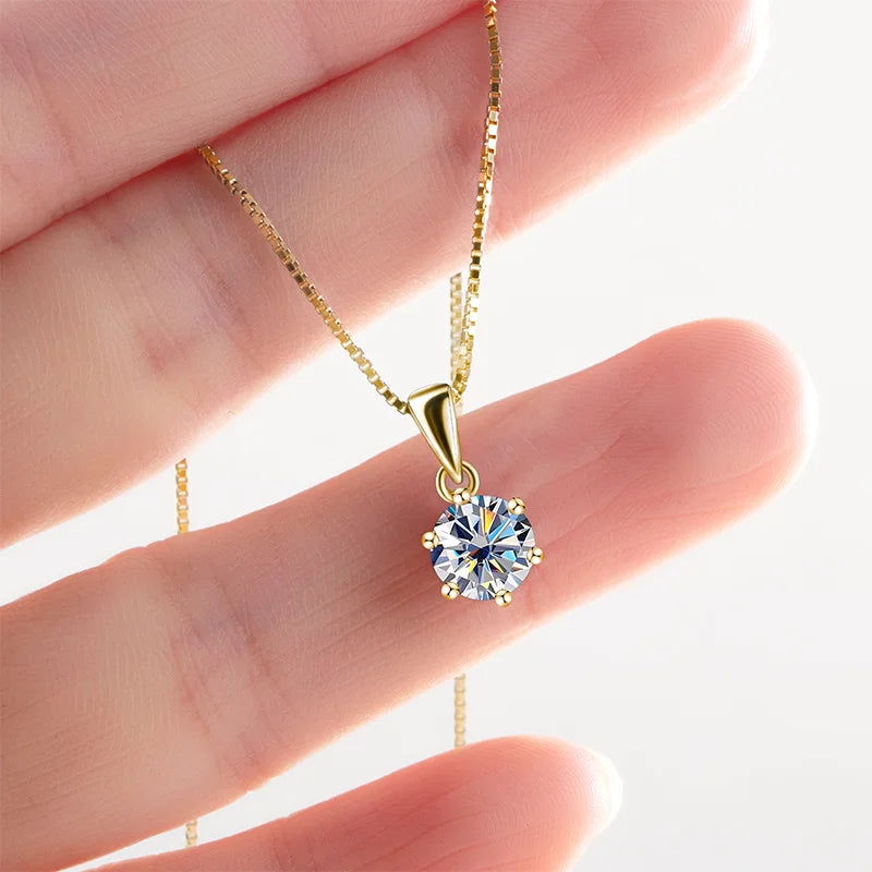 ButterflyKiss Moissanite Necklace 1CT