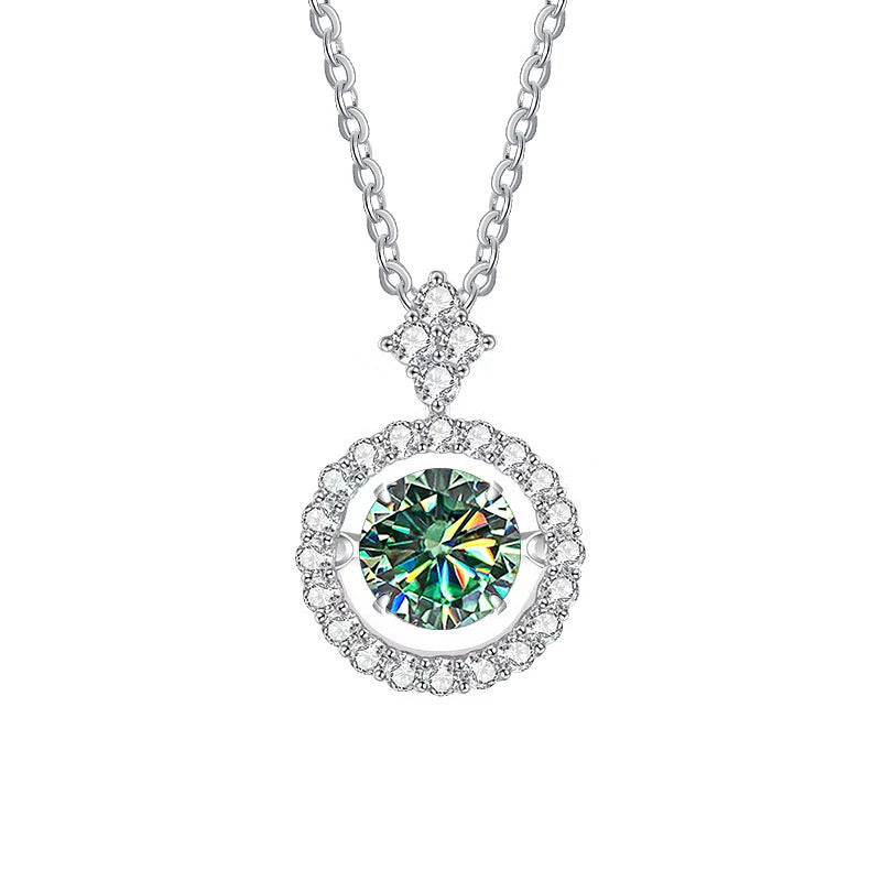 Sterling Silver Moissanite Necklace