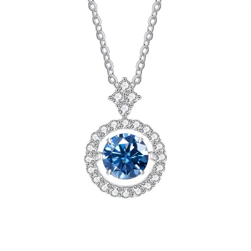 Sterling Silver Moissanite Necklace