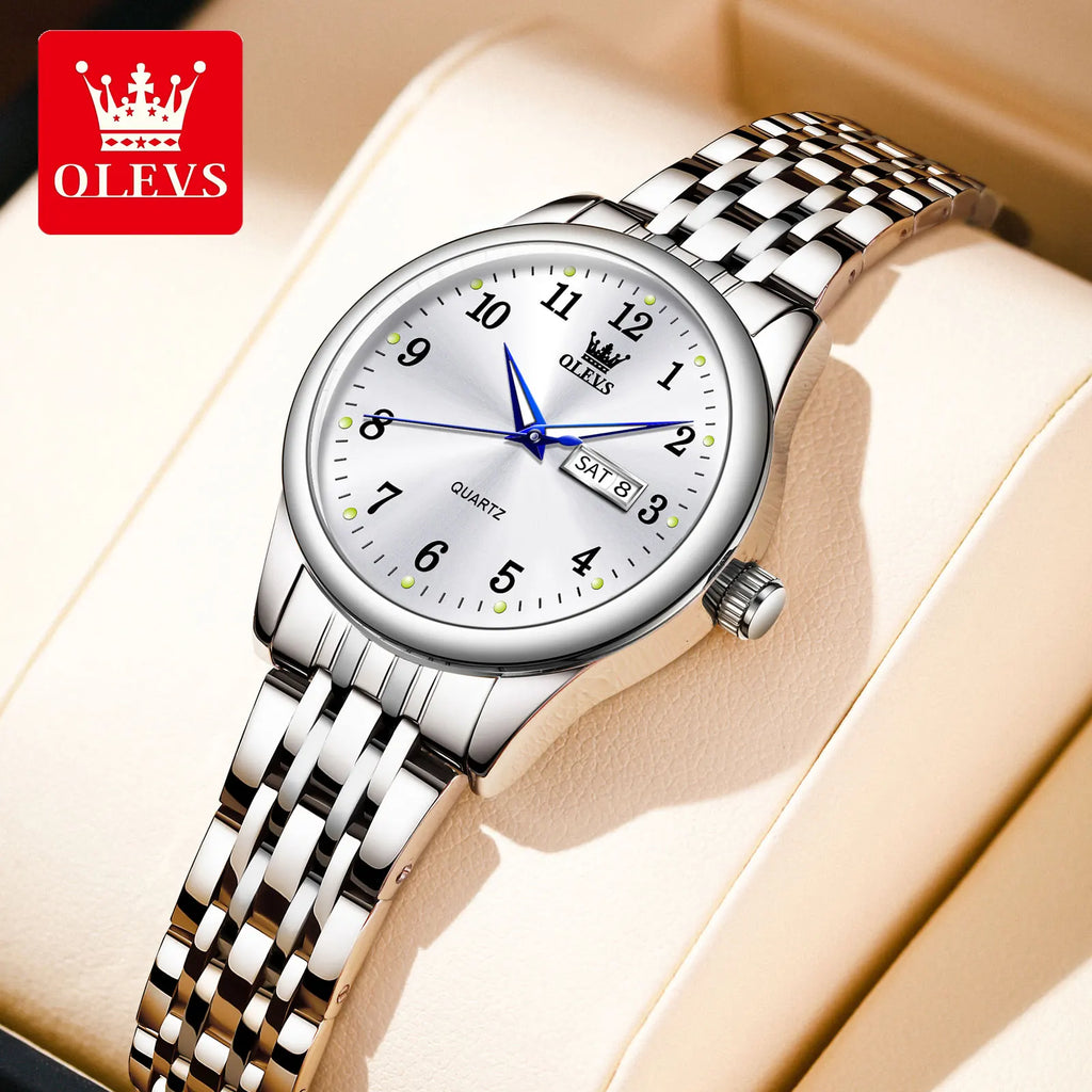 OLEVS Elegant Women’s Stainless Steel Watch
