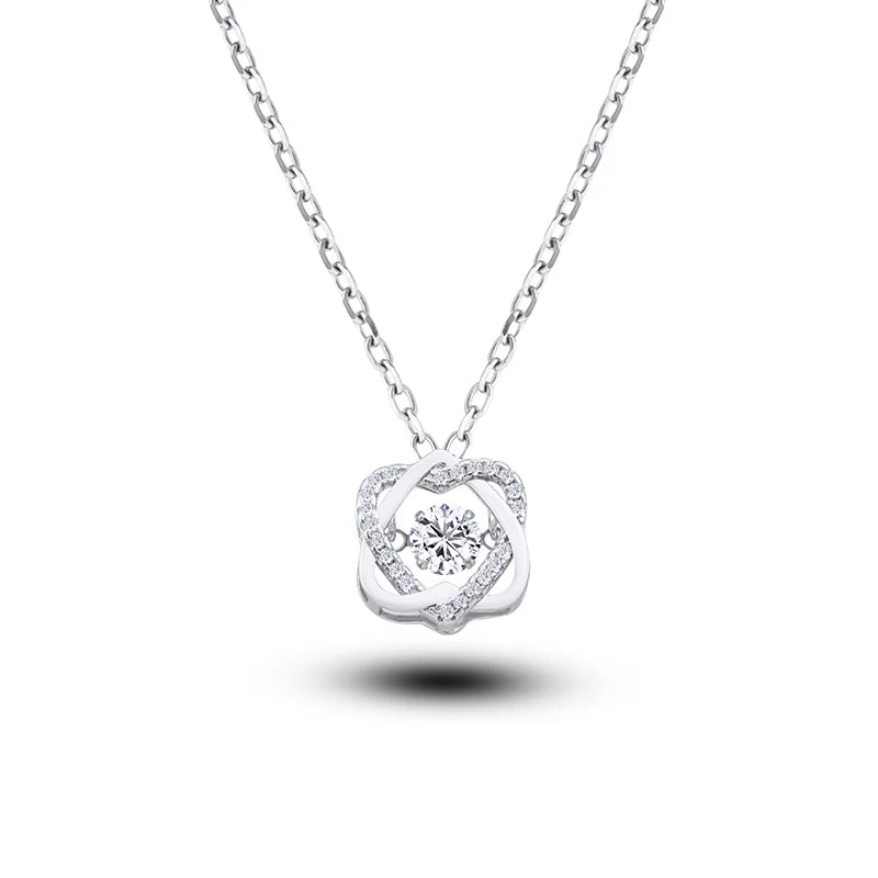 Women’s 0.5ct  Moissanite Necklace - GRA Certified & S925 Silver