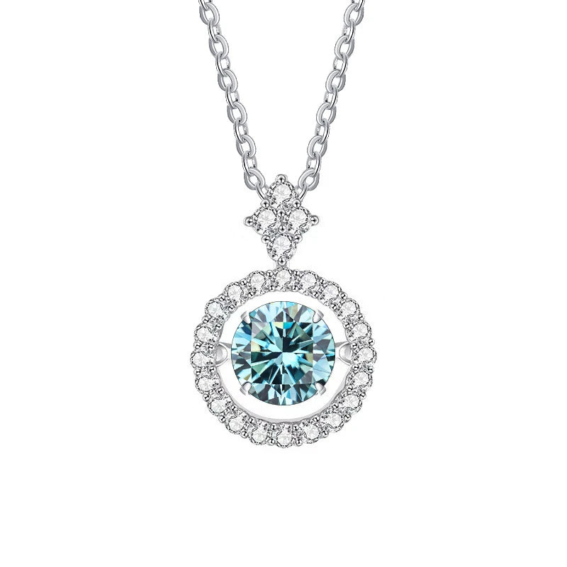 Sterling Silver Moissanite Necklace