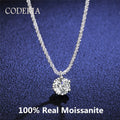 S925 Sterling Silver Moissanite Necklace for Women