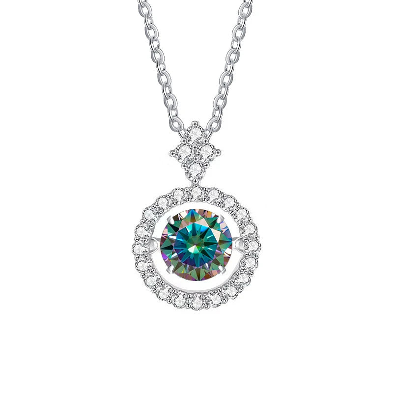Sterling Silver Moissanite Necklace