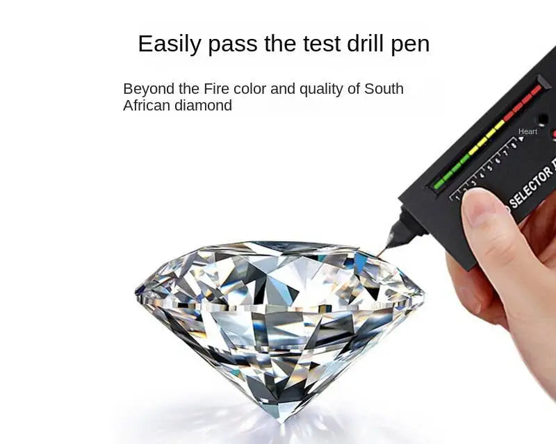 3.6CT Moissanite Five-Stone Ring for Women