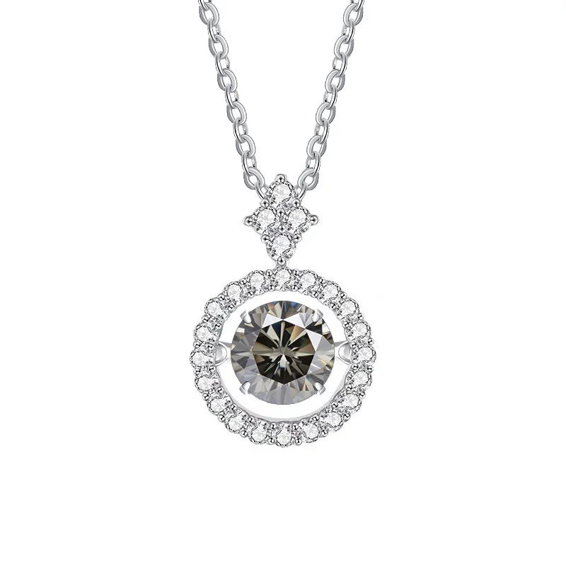 Sterling Silver Moissanite Necklace