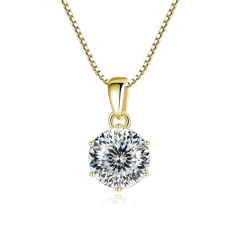 ButterflyKiss Moissanite Necklace 1CT