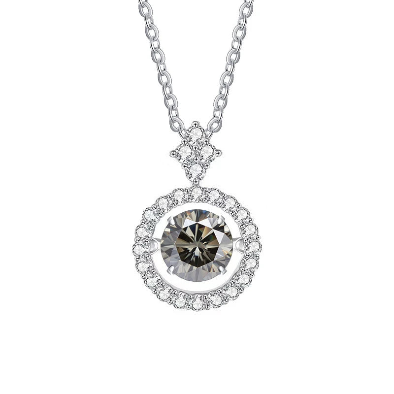 Sterling Silver Moissanite Necklace