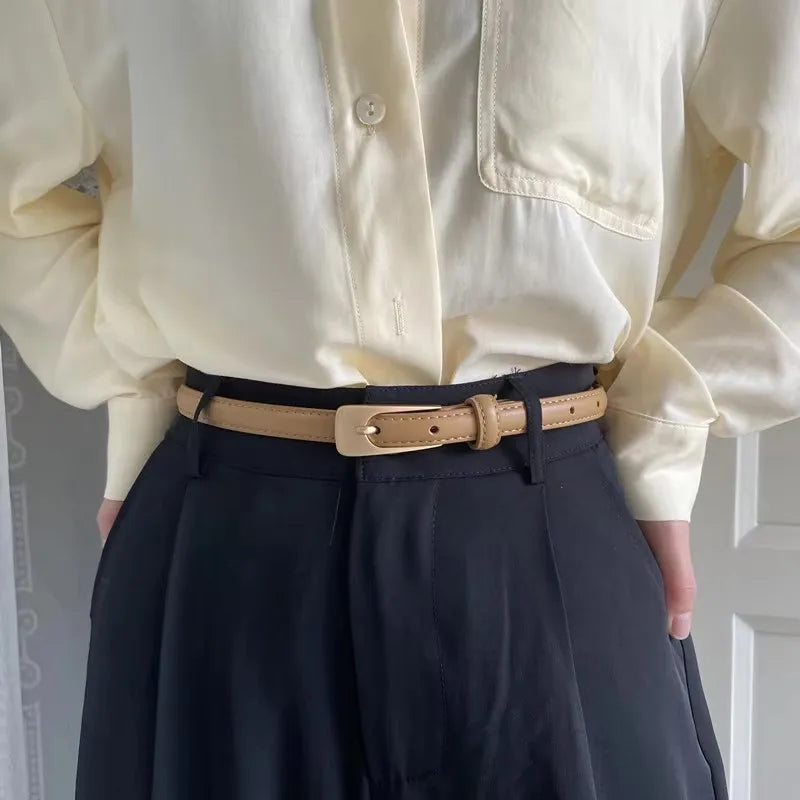 Trendy Needle Buckle Waist Belt for Skirts and Jeans
