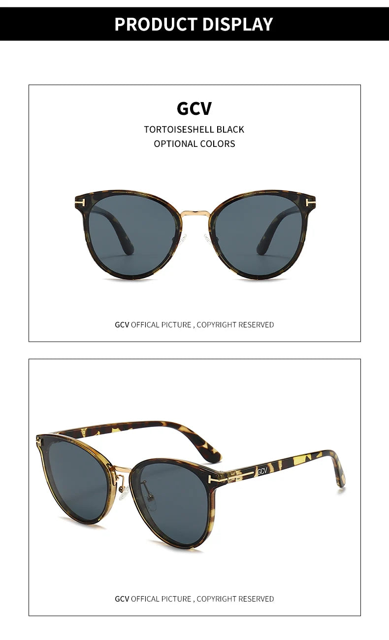 2025 GCV Polarised Cat Eye Sunglasses