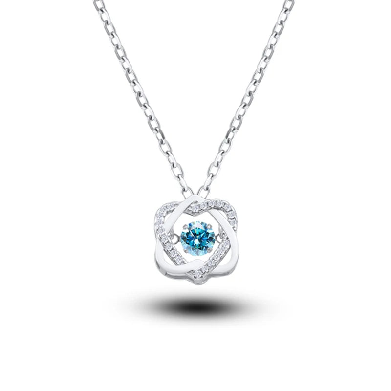 Women’s 0.5ct  Moissanite Necklace - GRA Certified & S925 Silver