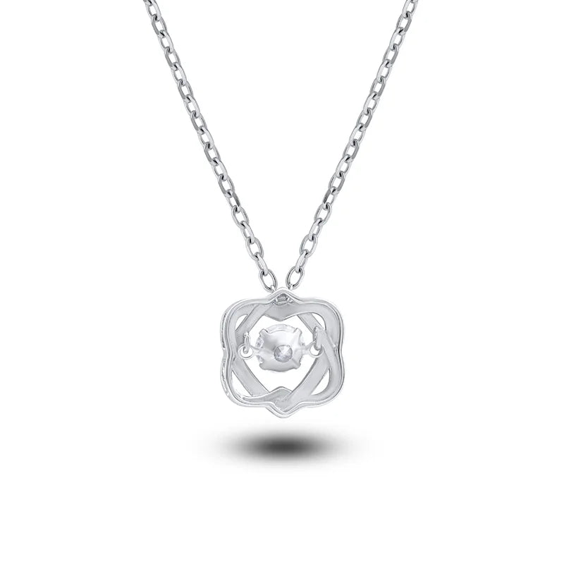 Women’s 0.5ct  Moissanite Necklace - GRA Certified & S925 Silver