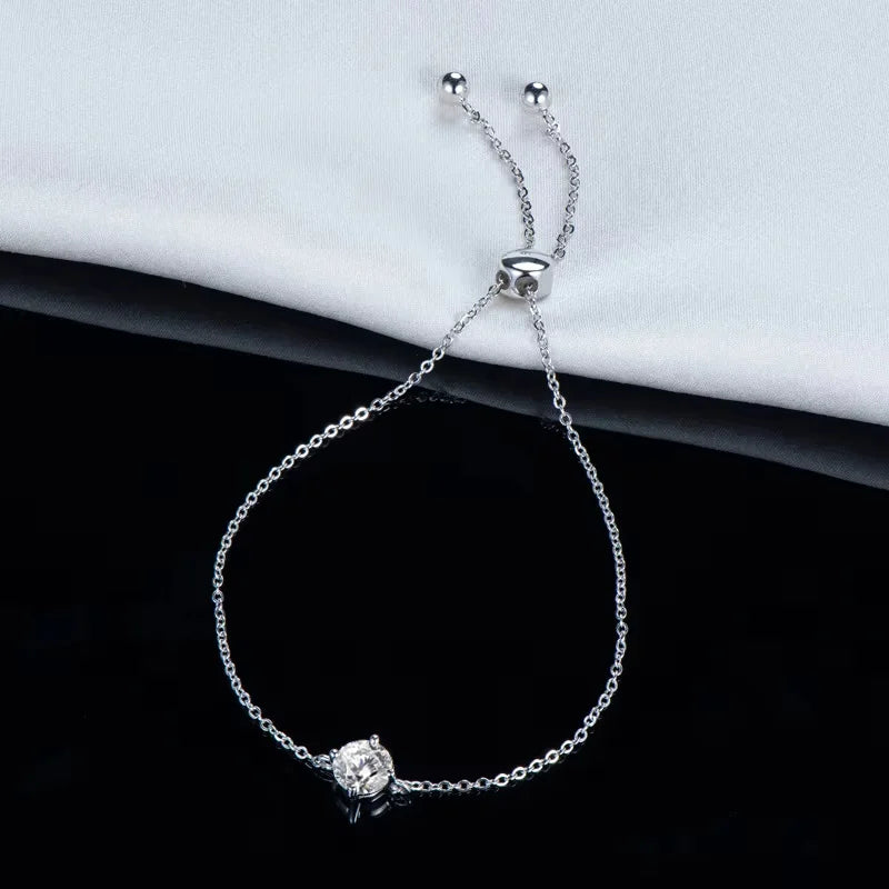 1CT Moissanite Bracelet for Women