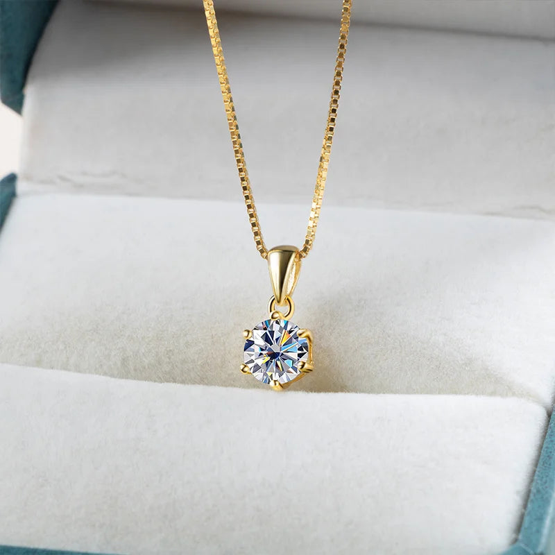 ButterflyKiss Moissanite Necklace 1CT