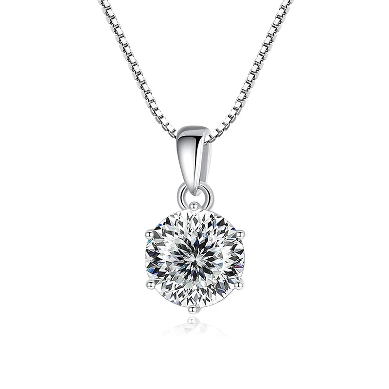 ButterflyKiss Moissanite Necklace 1CT