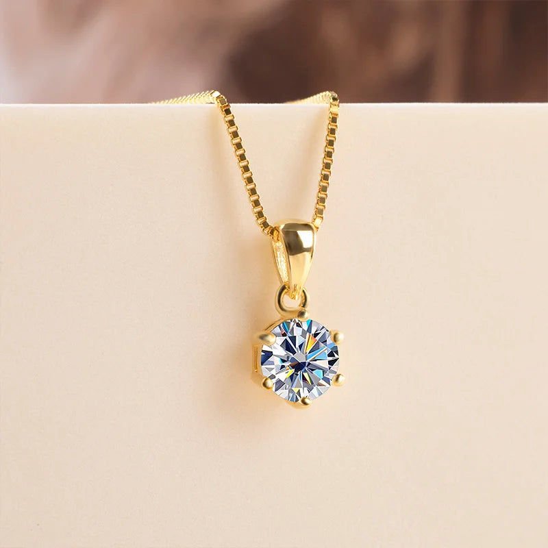 ButterflyKiss Moissanite Necklace 1CT