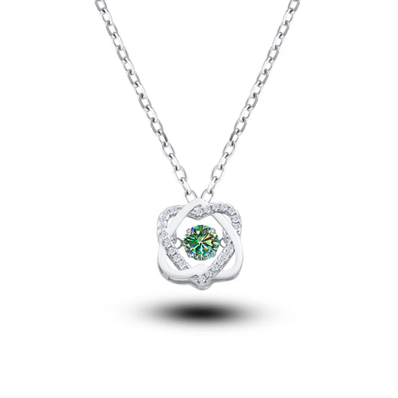 Women’s 0.5ct  Moissanite Necklace - GRA Certified & S925 Silver