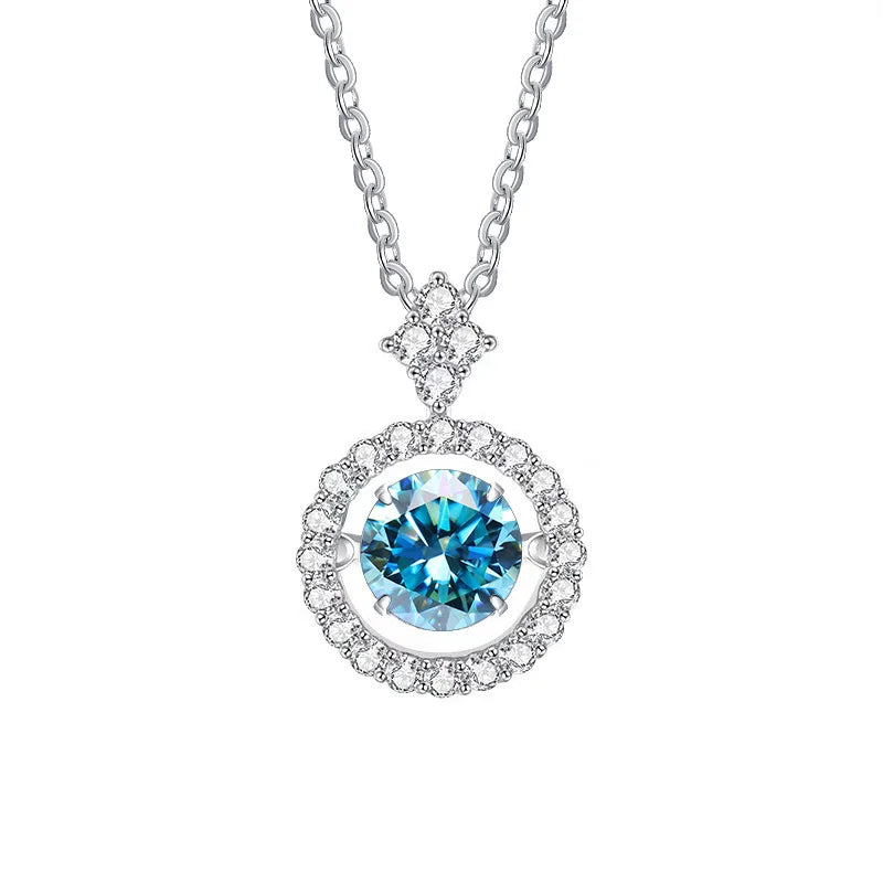 Sterling Silver Moissanite Necklace
