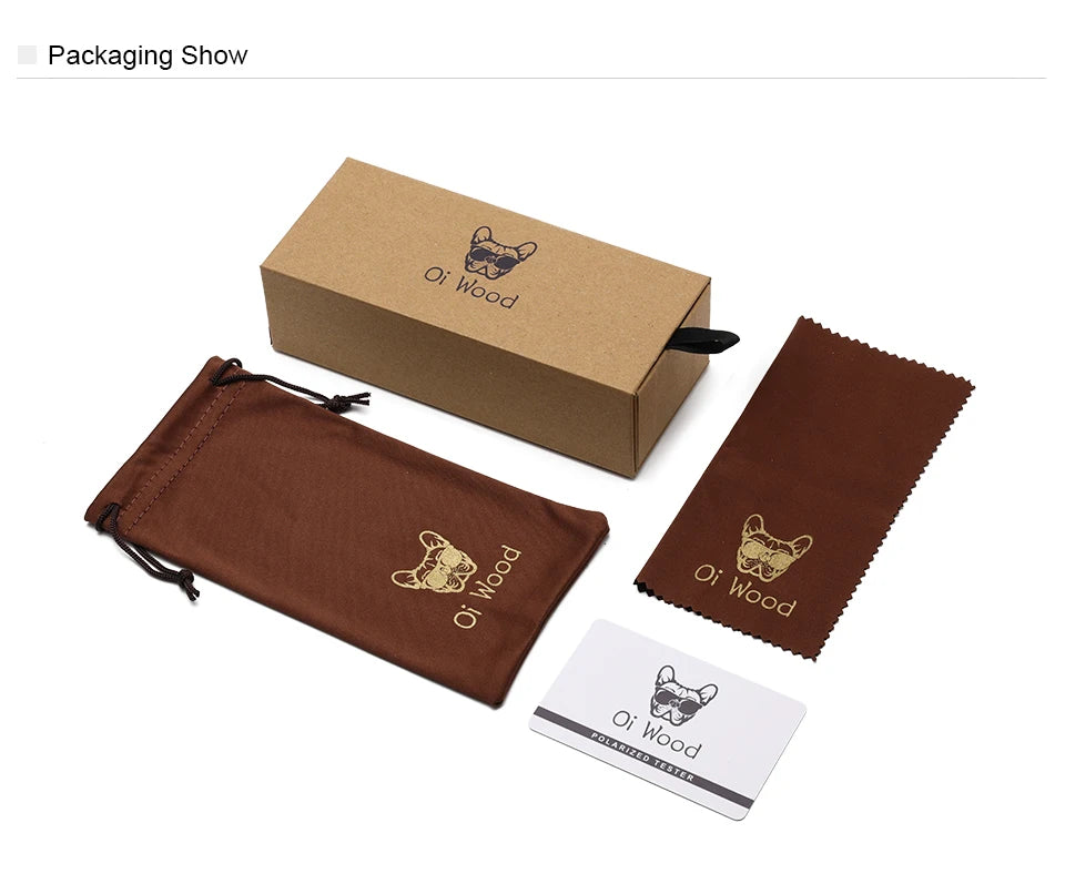 Oi Wood™ Pilot Sunglasses for Women