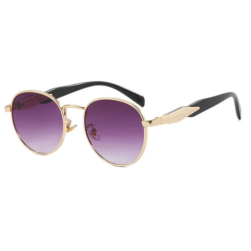 Vintage round metal sunglasses. With UV400 protection.