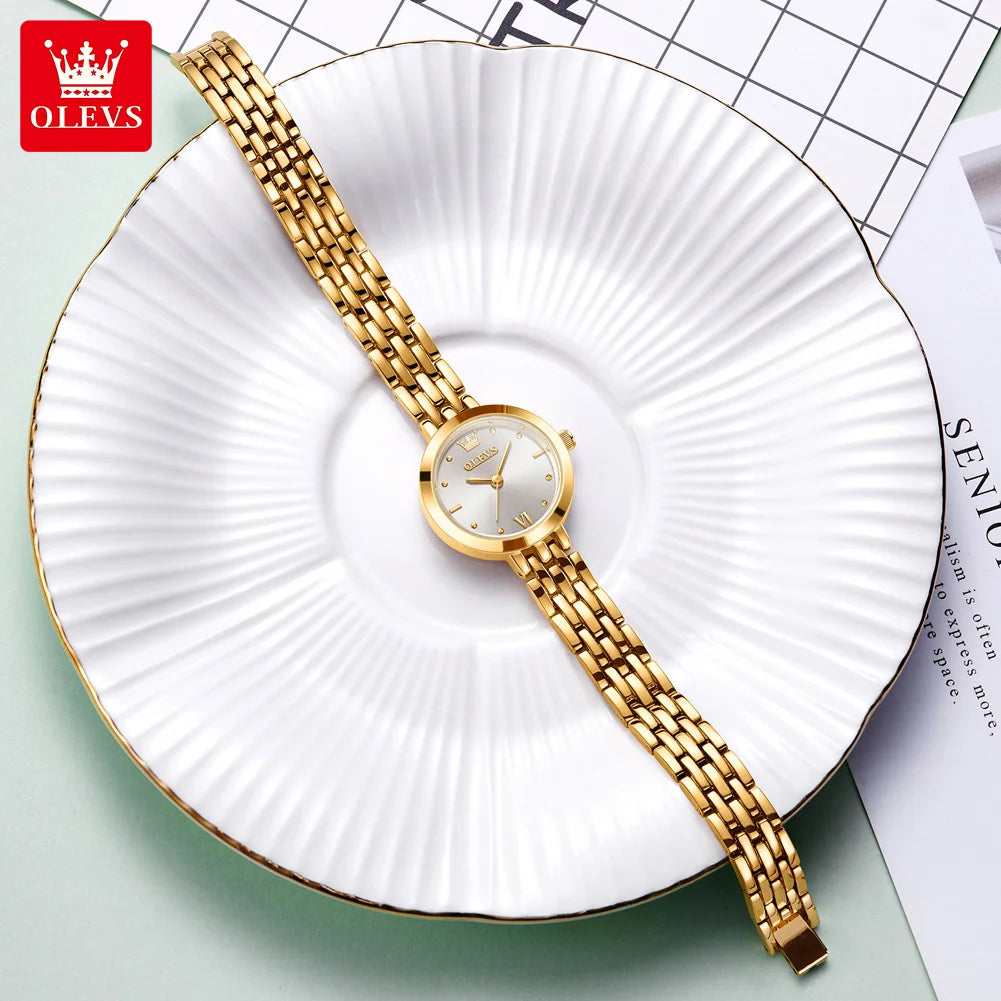 OLEVS Elegant Waterproof Stainless Steel Design