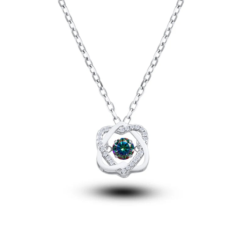 Women’s 0.5ct  Moissanite Necklace - GRA Certified & S925 Silver