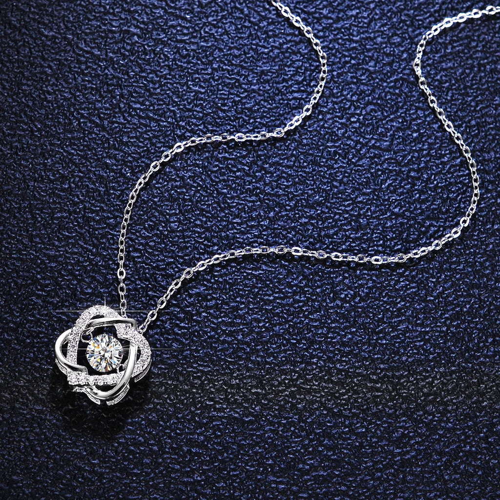 Women’s 0.5ct  Moissanite Necklace - GRA Certified & S925 Silver