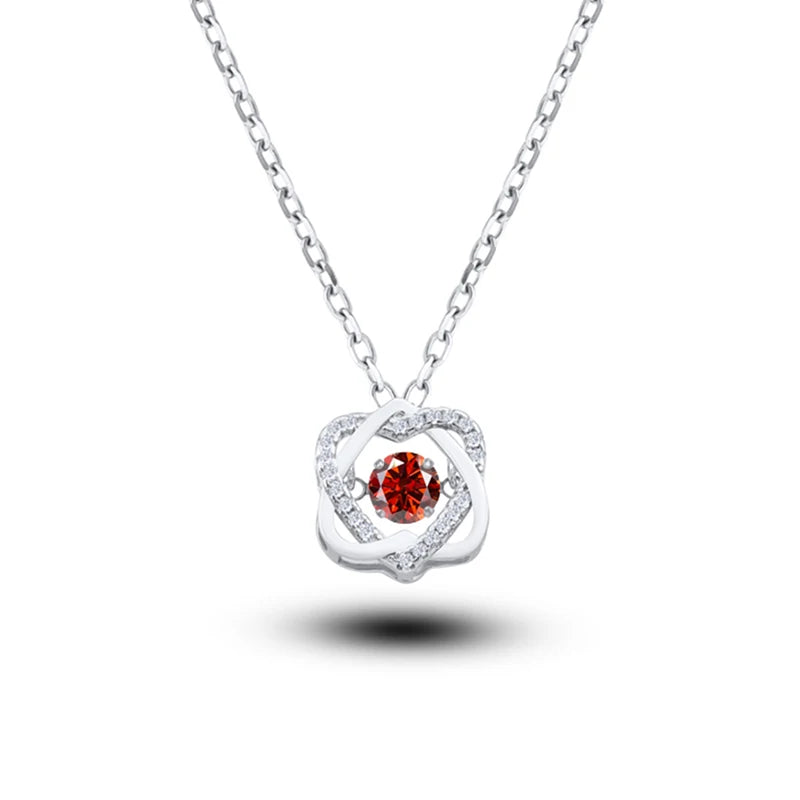 Women’s 0.5ct  Moissanite Necklace - GRA Certified & S925 Silver