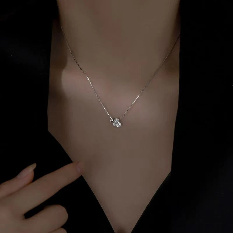 Women’s 925 Sterling Silver Heart Necklace