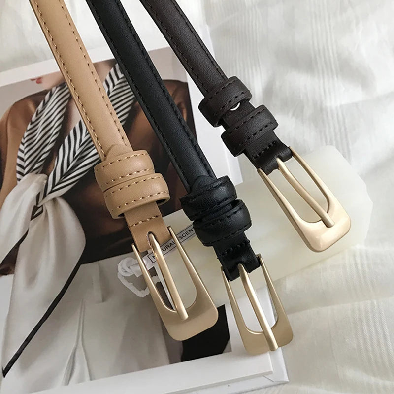 Trendy Needle Buckle Waist Belt for Skirts and Jeans