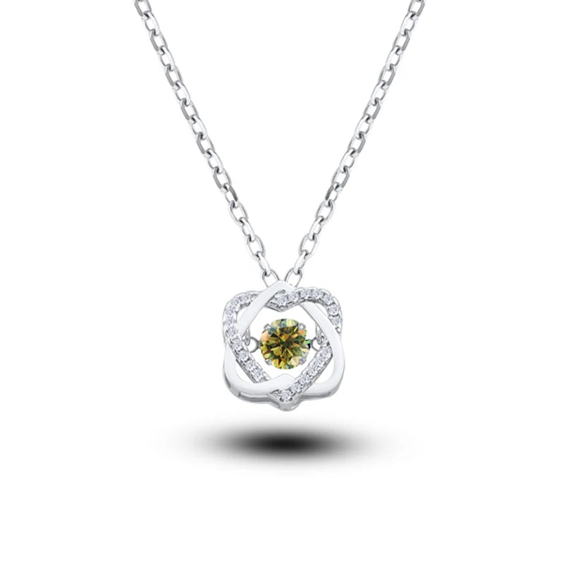 Women’s 0.5ct  Moissanite Necklace - GRA Certified & S925 Silver