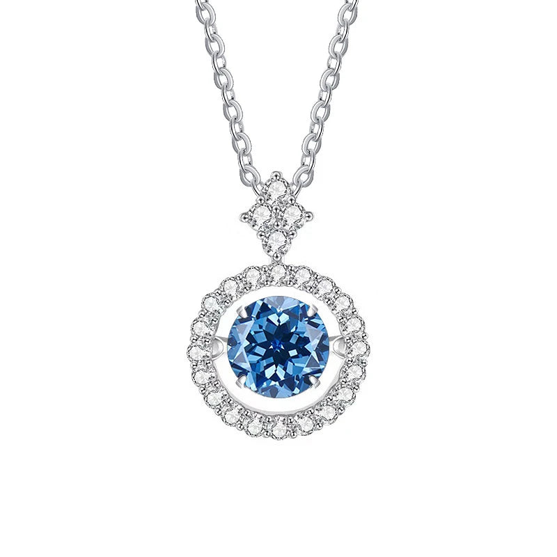 Sterling Silver Moissanite Necklace