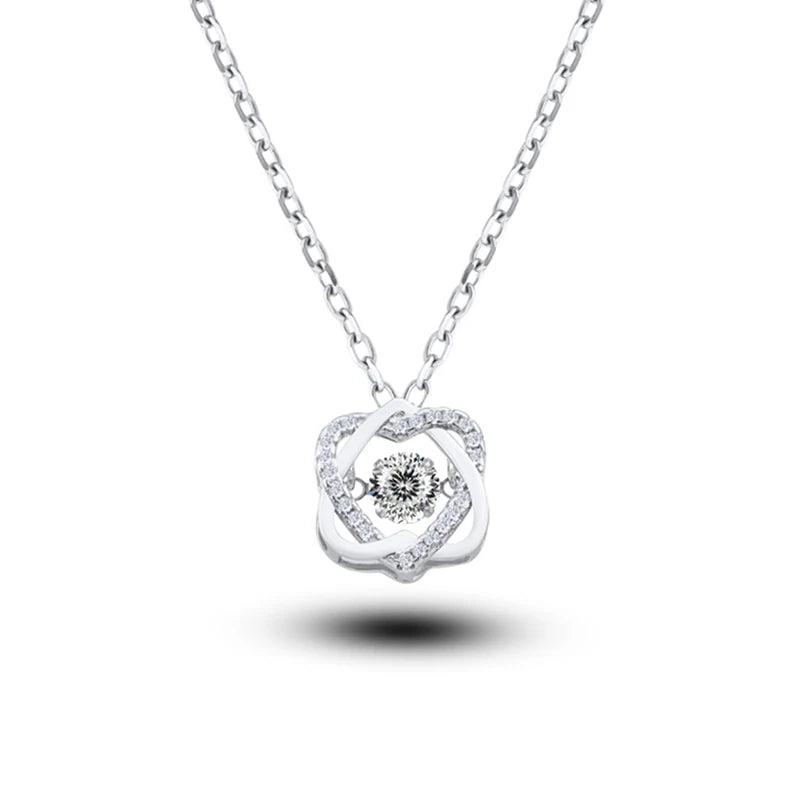 Women’s 0.5ct  Moissanite Necklace - GRA Certified & S925 Silver