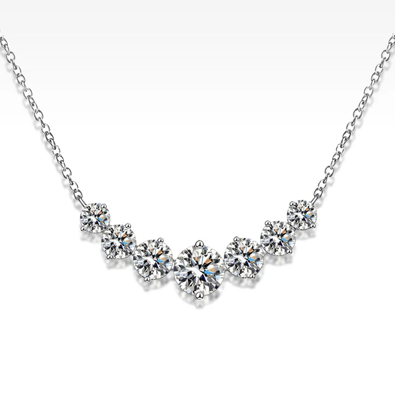U-Smile Moissanite Necklace D VVS1