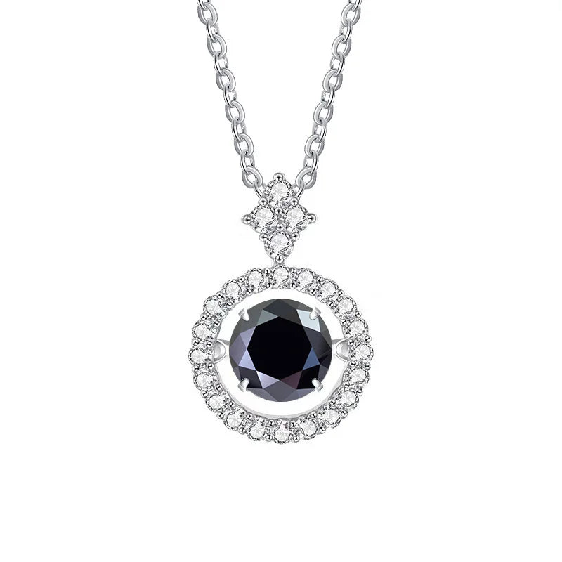 Sterling Silver Moissanite Necklace