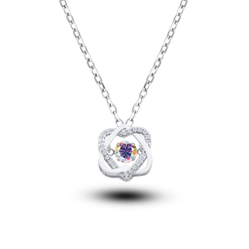 Women’s 0.5ct  Moissanite Necklace - GRA Certified & S925 Silver