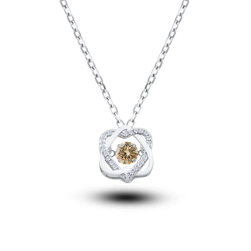 Women’s 0.5ct  Moissanite Necklace - GRA Certified & S925 Silver