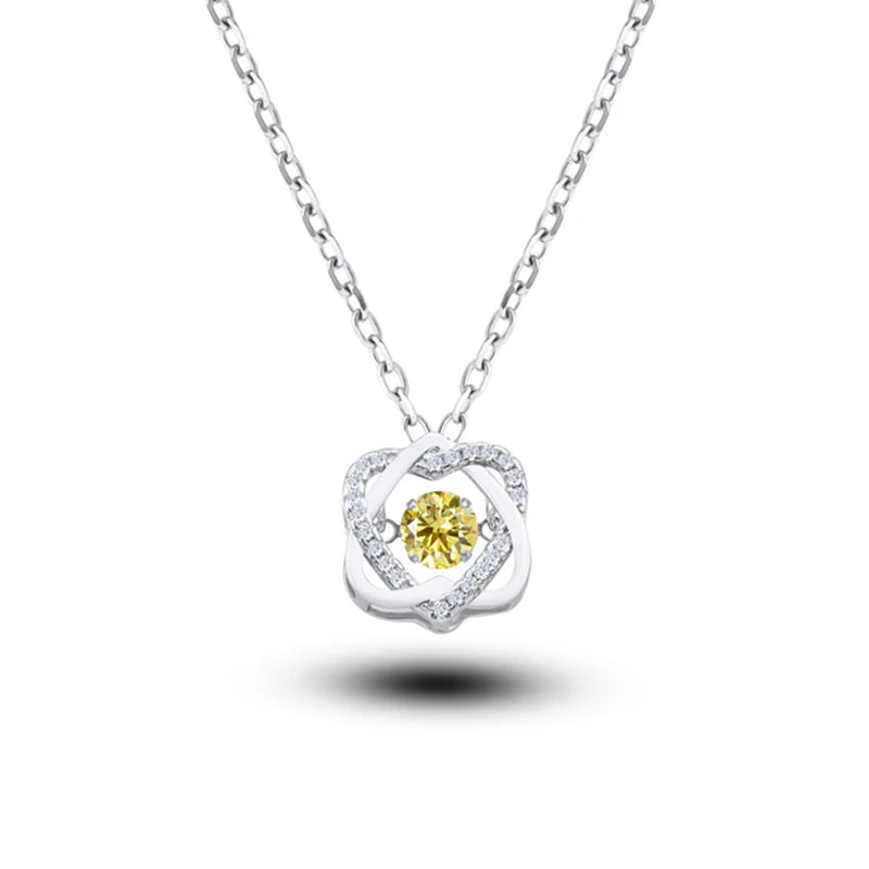 Women’s 0.5ct  Moissanite Necklace - GRA Certified & S925 Silver