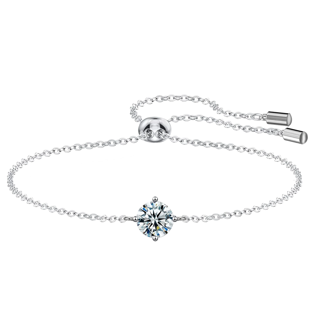 1CT Moissanite Bracelet for Women