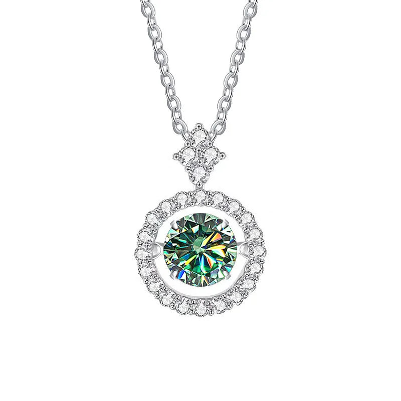 Sterling Silver Moissanite Necklace