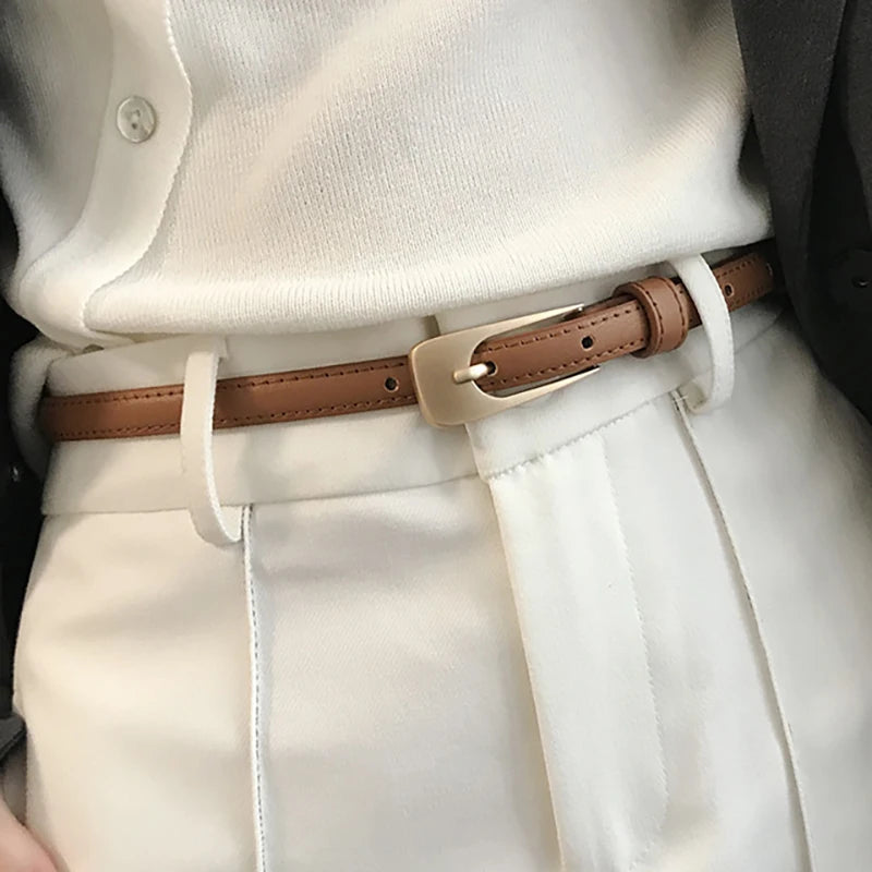 Trendy Needle Buckle Waist Belt for Skirts and Jeans