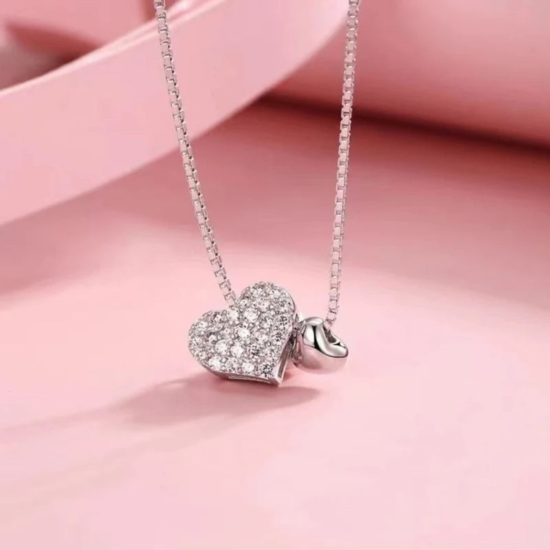 Women’s 925 Sterling Silver Heart Necklace