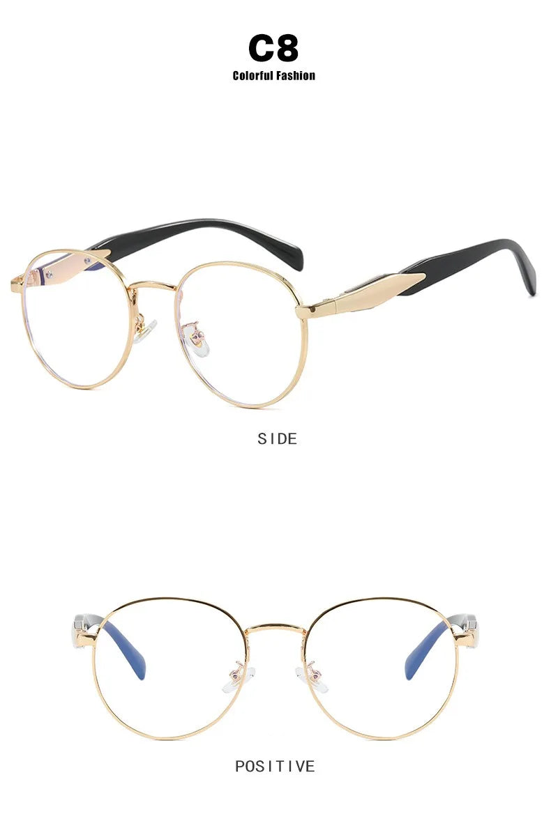 Vintage round metal sunglasses. With UV400 protection.