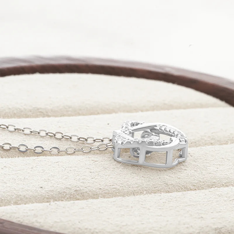 Women’s 0.5ct  Moissanite Necklace - GRA Certified & S925 Silver