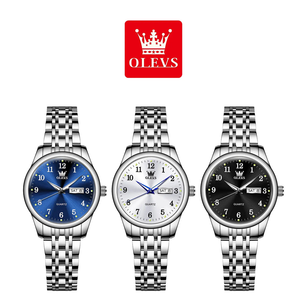 OLEVS Elegant Women’s Stainless Steel Watch