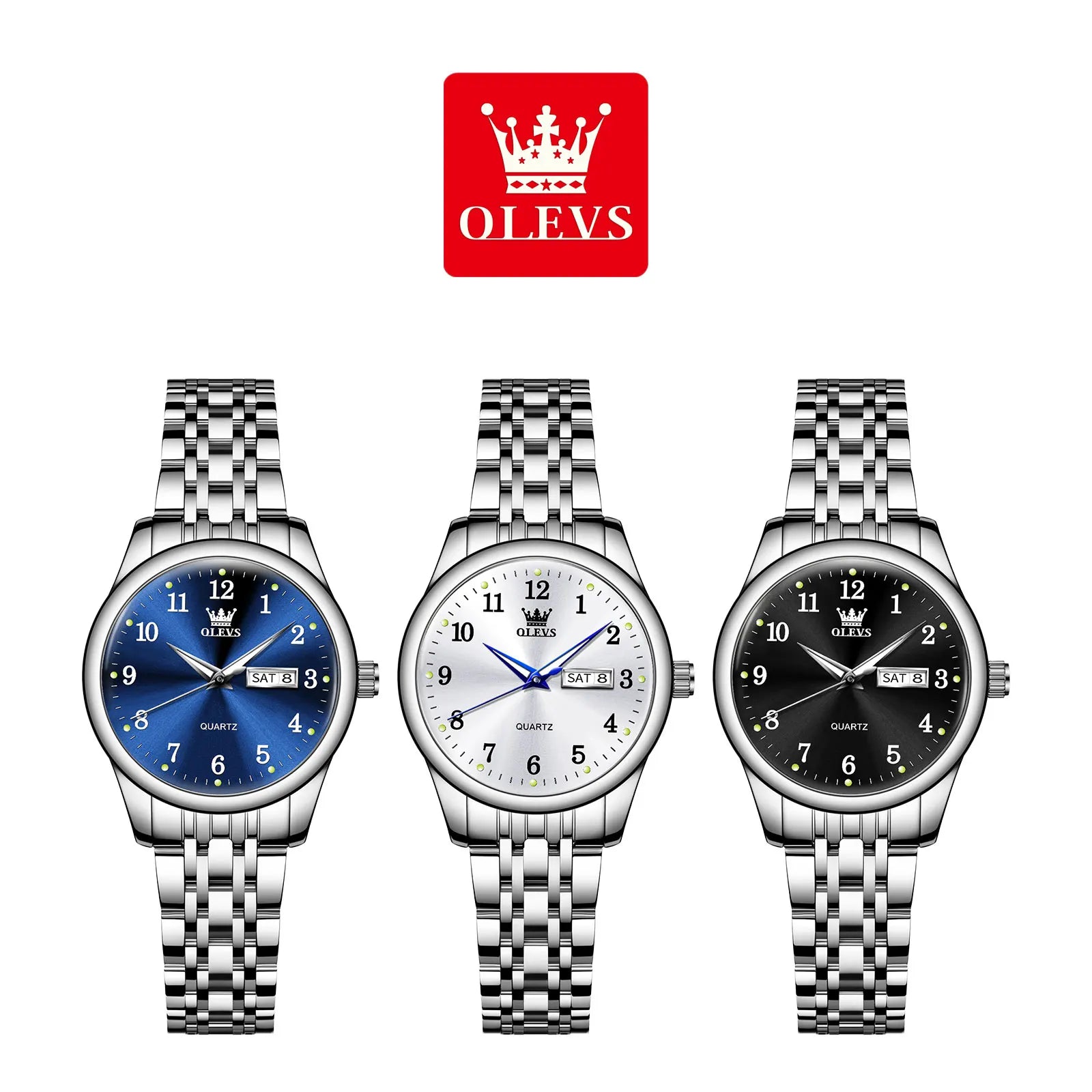 OLEVS Elegant Women’s Stainless Steel Watch