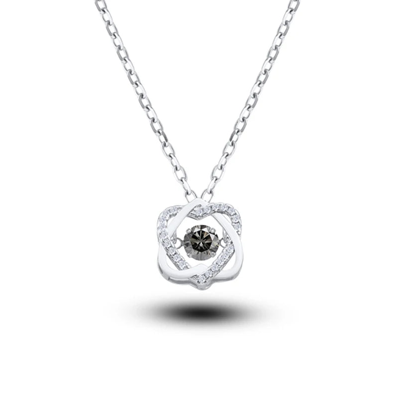 Women’s 0.5ct  Moissanite Necklace - GRA Certified & S925 Silver